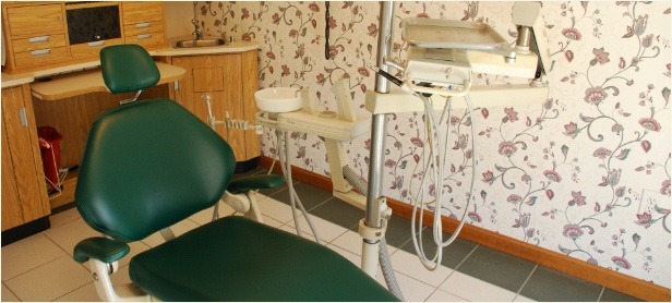 Periodontal office treatment room