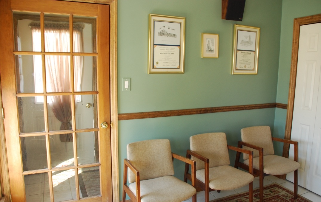 Periodontal office reception area