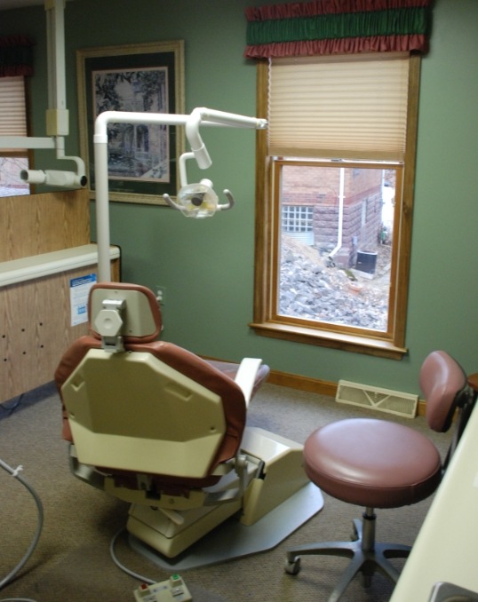 Periodontal office treatment room